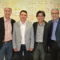 Imagem da notícia: Sidney Kina e August Bruguera juntos em Portugal