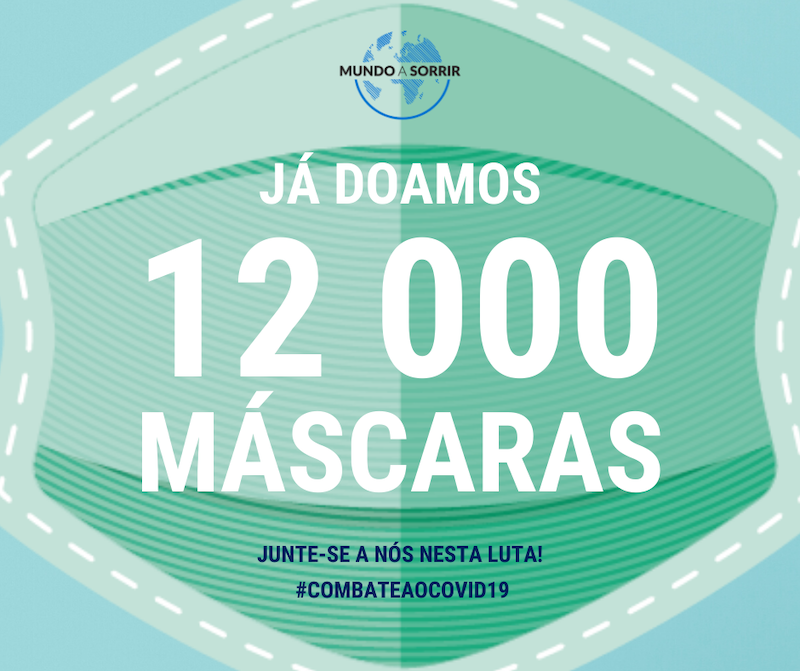 Imagem da notícia: Mundo A Sorrir já distribuiu 12.000 máscaras aos hospitais