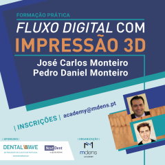 Imagem da notícia: Formação prática: Fluxo Digital com Impressão 3D