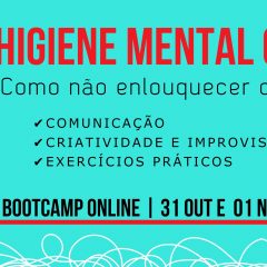 Imagem da notícia: BootCamp de Higiene Mental com Humor – como não enlouquecer com a pandemia!