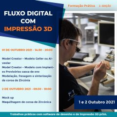Imagem da notícia: MDens apresenta 3ª Edição de Formação Prática- Fluxo Digital com Impressão 3D