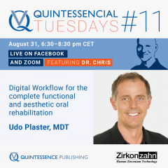 Imagem da notícia: Zirkonzahn patrocina webinar da Quintessence Publishing