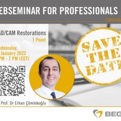 Imagem da notícia: BEGO com novo webinar sobre “Restaurações Cad-Cam”