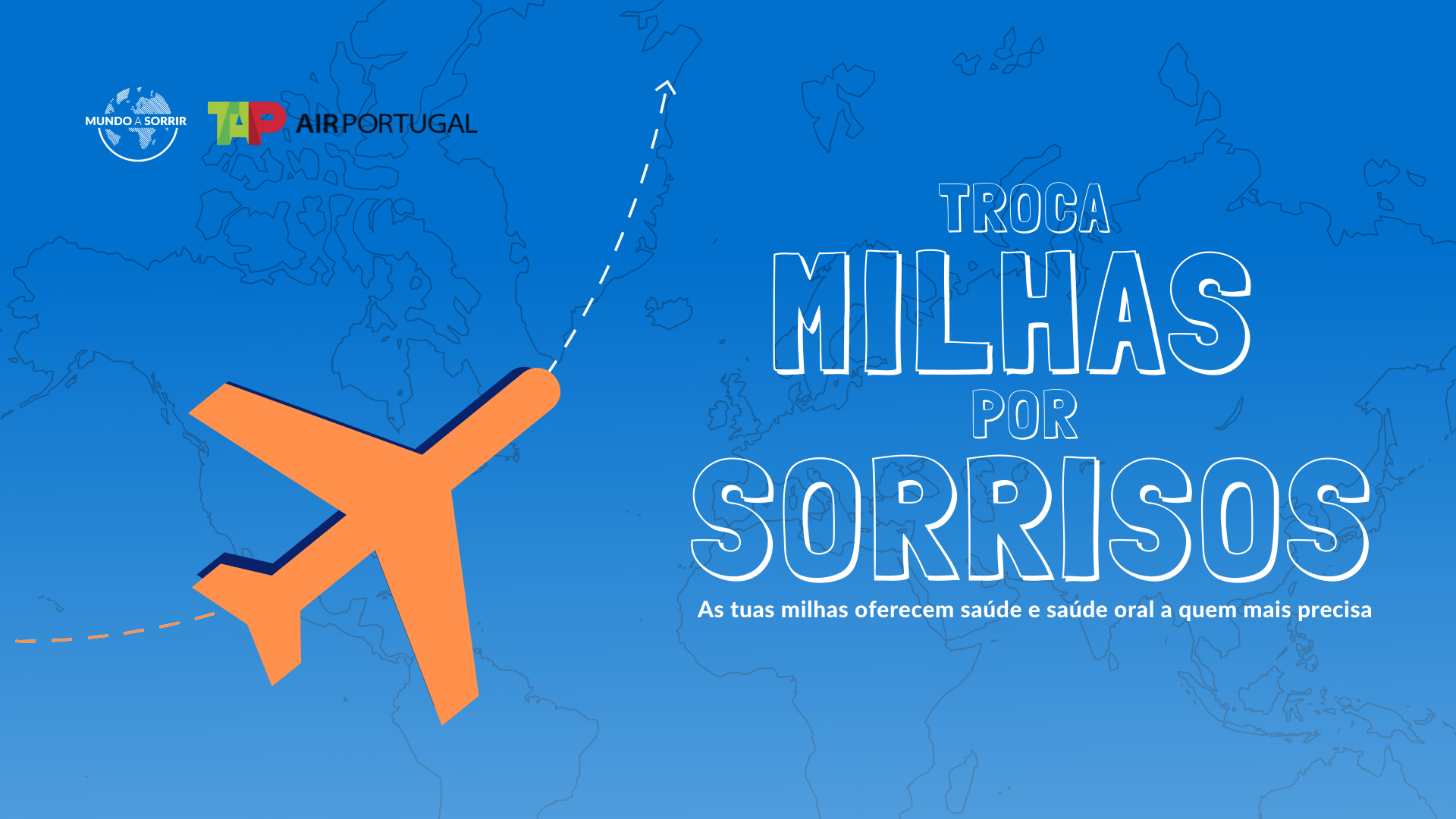 Imagem da notícia: TAP Air Portugal une-se à Mundo A Sorrir pela promoção da saúde oral