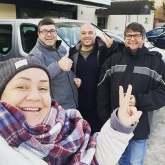 Imagem da notícia: Marta Moreira e Hélder Pontes viajam até à Polónia para ajudar ucranianos