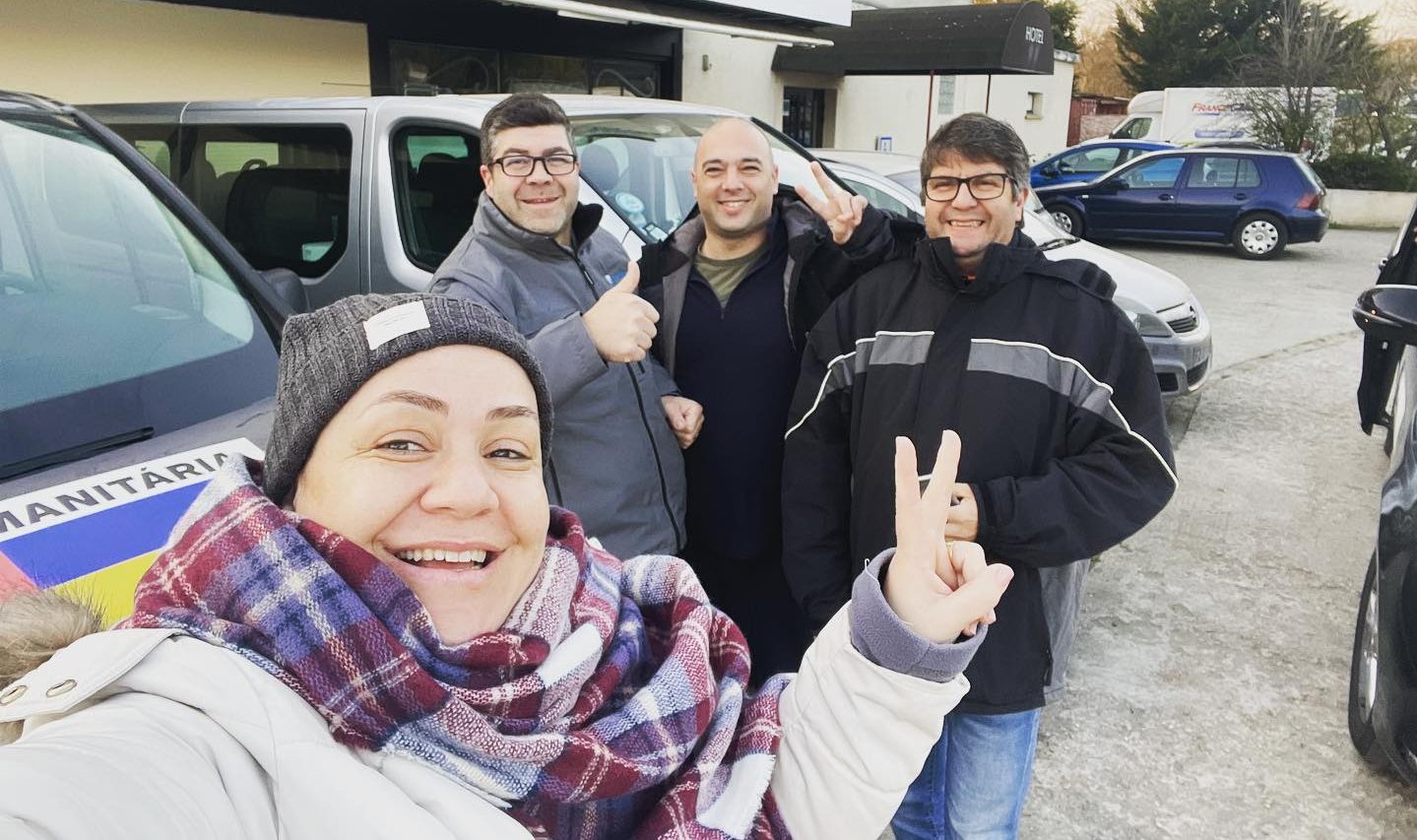 Imagem da notícia: Marta Moreira e Hélder Pontes viajam até à Polónia para ajudar ucranianos