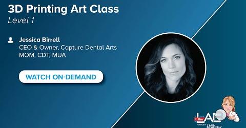 Imagem da notícia: Zahn Dental e Jessica Birrell ensinam 3D Printing Art Class