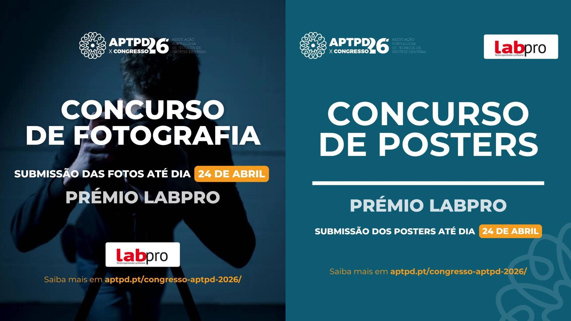 Imagem da notícia: LabPro associa-se aos Prémios Científicos do X Congresso da APTPD